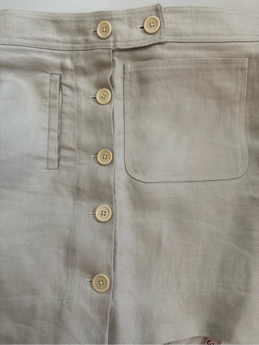 Read note - Loro Piana Midnight Blue High Waist Shorts 42